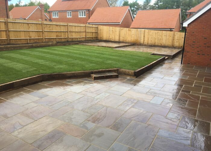 Patio _ Full Garden Re-Landscape Raj